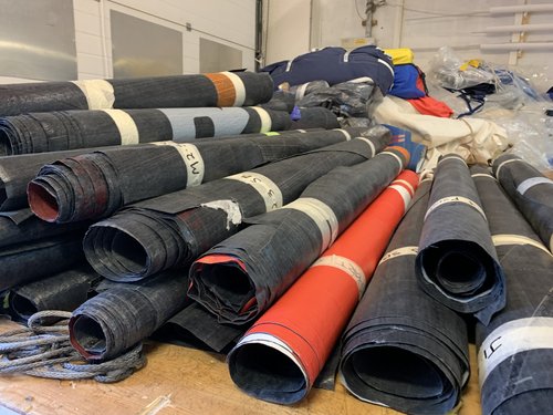 Sail cloth stock